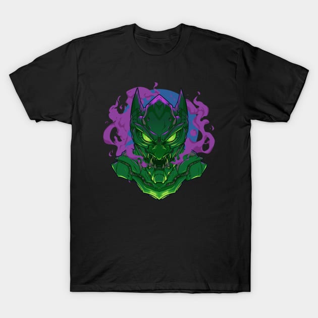 Mecha Green Goblin T-Shirt by Dnz